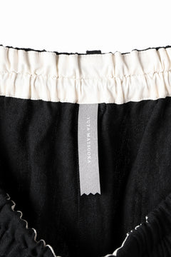 画像をギャラリービューアに読み込む, YUTA MATSUOKA easy darts pants / sofa linen (black)