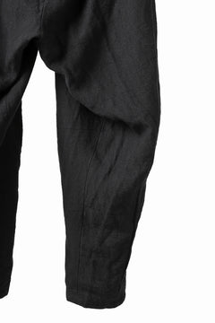 画像をギャラリービューアに読み込む, YUTA MATSUOKA easy darts pants / sofa linen (black)