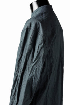 画像をギャラリービューアに読み込む, YUTA MATSUOKA semi long shirts / triple wash typewriter (light blue)