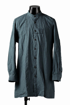 画像をギャラリービューアに読み込む, YUTA MATSUOKA semi long shirts / triple wash typewriter (light blue)