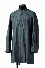 画像をギャラリービューアに読み込む, YUTA MATSUOKA semi long shirts / triple wash typewriter (light blue)