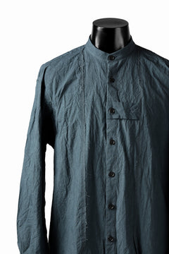 画像をギャラリービューアに読み込む, YUTA MATSUOKA semi long shirts / triple wash typewriter (light blue)
