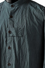 画像をギャラリービューアに読み込む, YUTA MATSUOKA semi long shirts / triple wash typewriter (light blue)