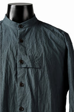 画像をギャラリービューアに読み込む, YUTA MATSUOKA semi long shirts / triple wash typewriter (light blue)