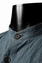 画像をギャラリービューアに読み込む, YUTA MATSUOKA semi long shirts / triple wash typewriter (light blue)