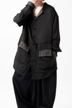 画像をギャラリービューアに読み込む, SOSNOVSKA CRAWLED OUT LINING BLAZER (BLACK)