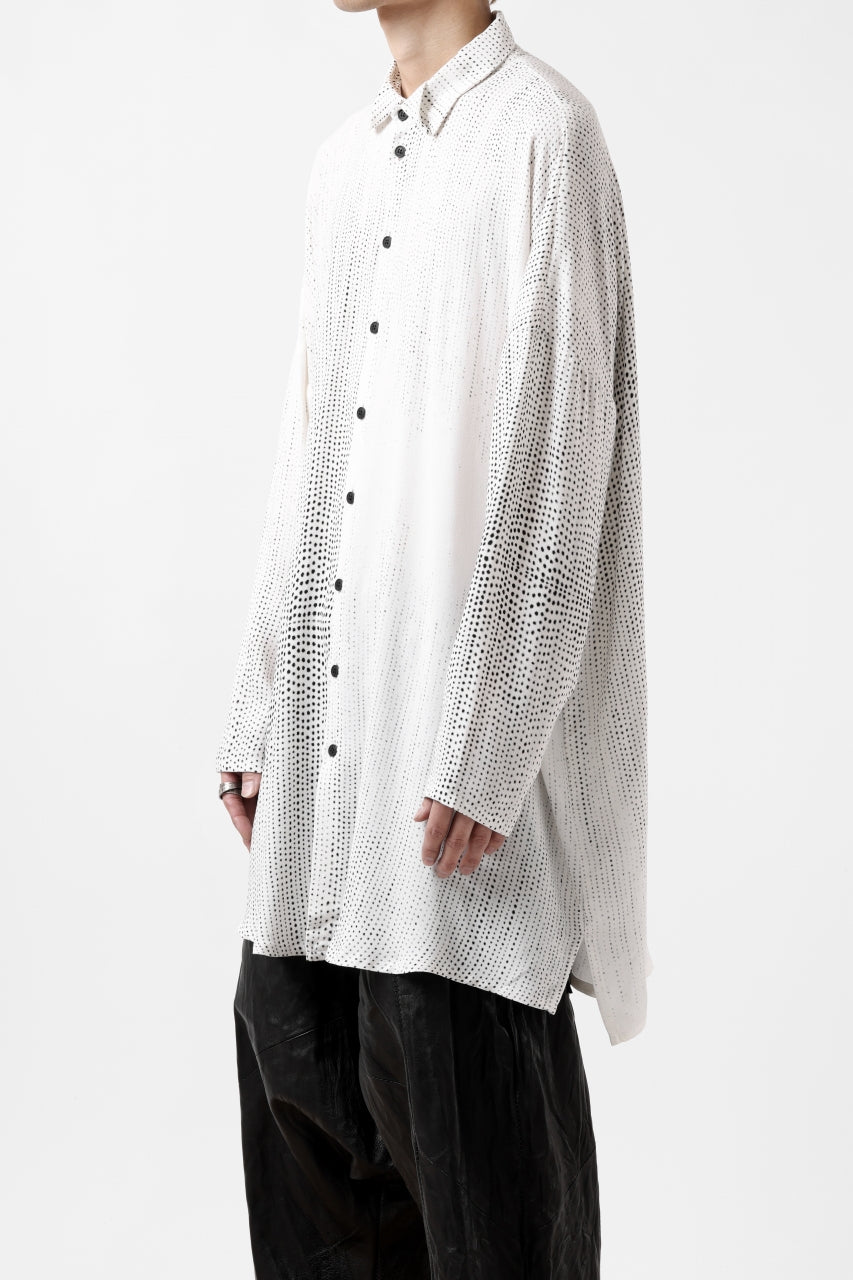Load image into Gallery viewer, PAL OFFNER OVER SIZED SHIRT / VISCOSE (DOTS PRINT)