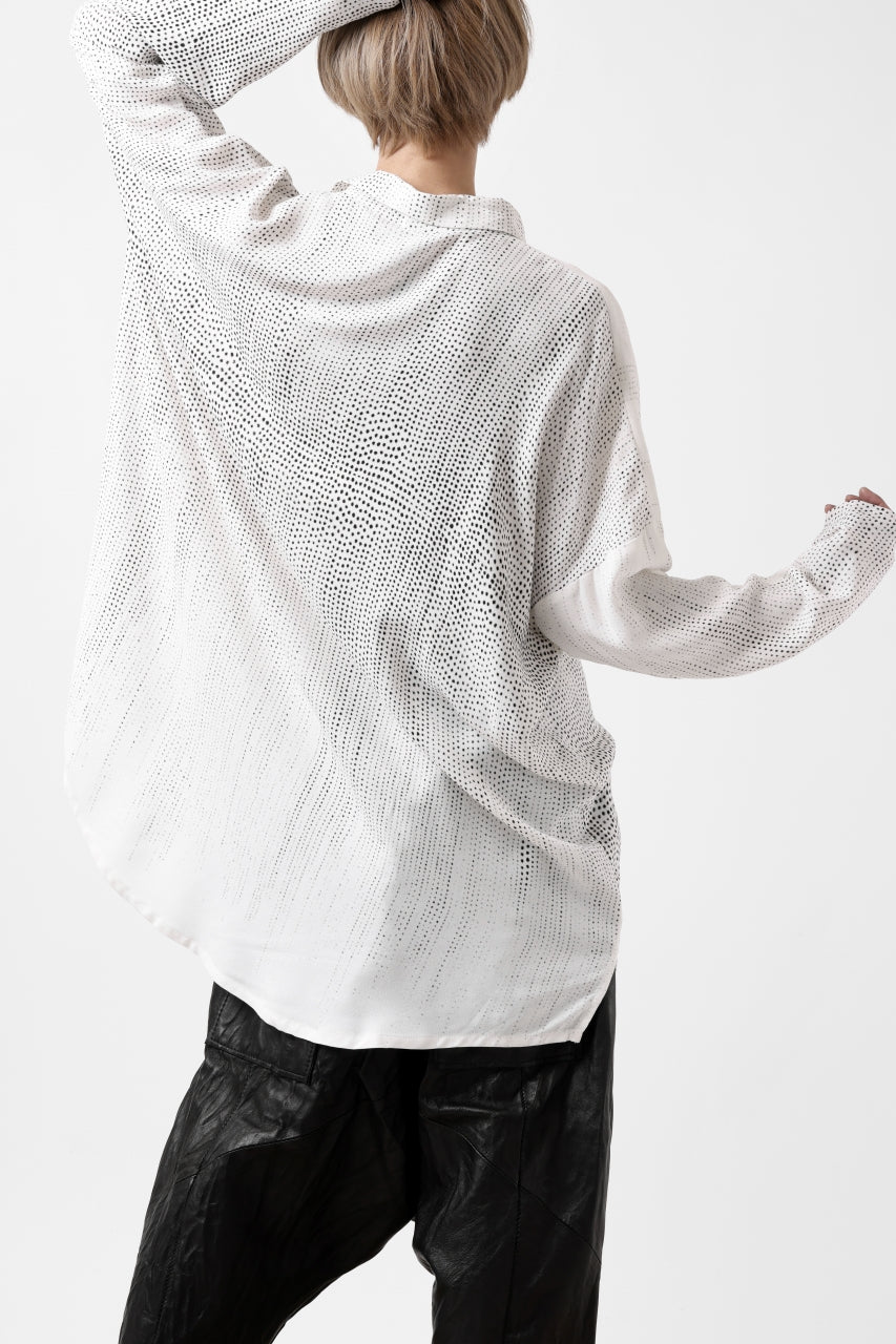 Load image into Gallery viewer, PAL OFFNER OVER SIZED SHIRT / VISCOSE (DOTS PRINT)