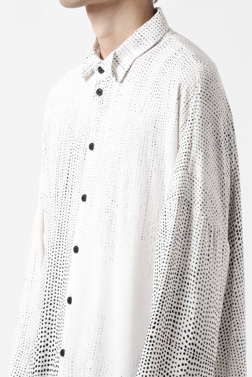 Load image into Gallery viewer, PAL OFFNER OVER SIZED SHIRT / VISCOSE (DOTS PRINT)