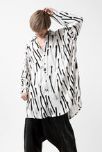画像をギャラリービューアに読み込む, PAL OFFNER OVER SIZED SHIRT / VISCOSE (MATCHES PRINT)