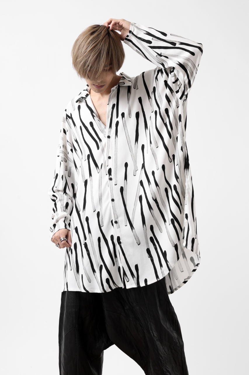 PAL OFFNER OVER SIZED SHIRT / VISCOSE (MATCHES PRINT)