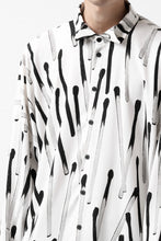 画像をギャラリービューアに読み込む, PAL OFFNER OVER SIZED SHIRT / VISCOSE (MATCHES PRINT)