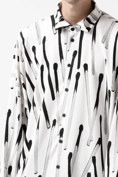 画像をギャラリービューアに読み込む, PAL OFFNER OVER SIZED SHIRT / VISCOSE (MATCHES PRINT)