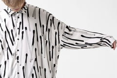 画像をギャラリービューアに読み込む, PAL OFFNER OVER SIZED SHIRT / VISCOSE (MATCHES PRINT)