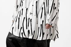 画像をギャラリービューアに読み込む, PAL OFFNER OVER SIZED SHIRT / VISCOSE (MATCHES PRINT)