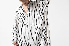 画像をギャラリービューアに読み込む, PAL OFFNER OVER SIZED SHIRT / VISCOSE (MATCHES PRINT)