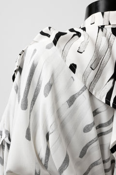 画像をギャラリービューアに読み込む, PAL OFFNER OVER SIZED SHIRT / VISCOSE (MATCHES PRINT)