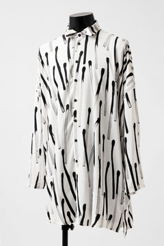 画像をギャラリービューアに読み込む, PAL OFFNER OVER SIZED SHIRT / VISCOSE (MATCHES PRINT)