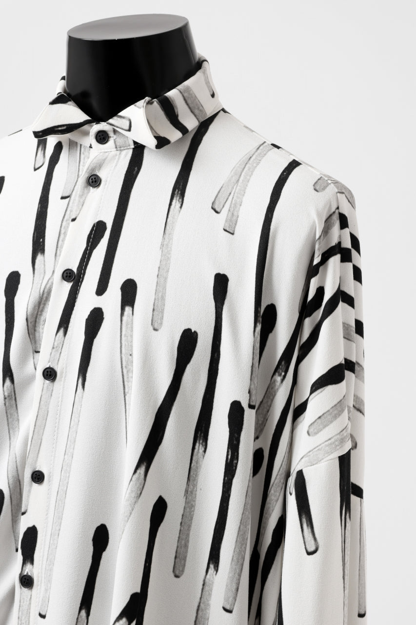 画像をギャラリービューアに読み込む, PAL OFFNER OVER SIZED SHIRT / VISCOSE (MATCHES PRINT)