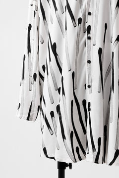 画像をギャラリービューアに読み込む, PAL OFFNER OVER SIZED SHIRT / VISCOSE (MATCHES PRINT)