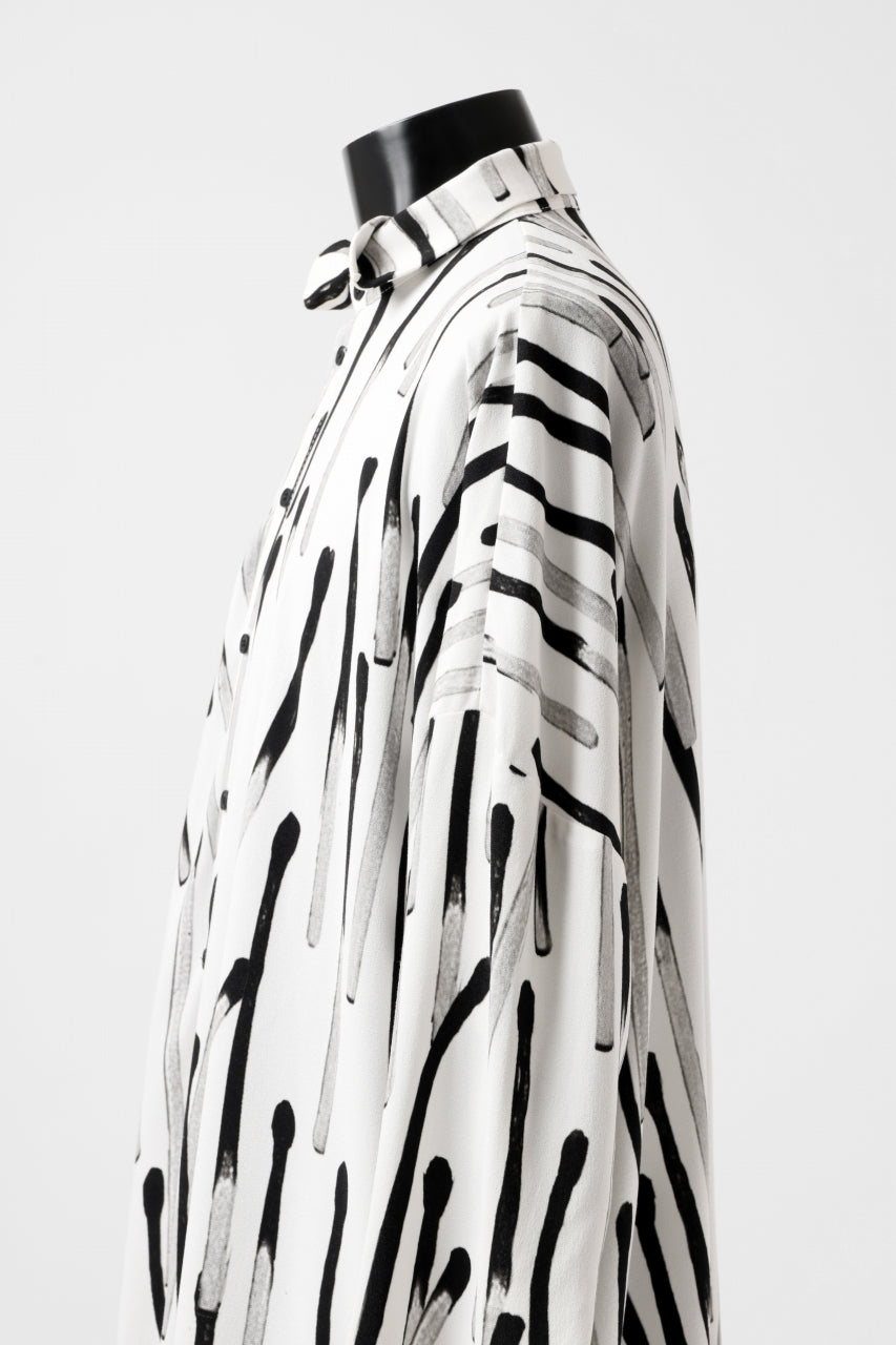 画像をギャラリービューアに読み込む, PAL OFFNER OVER SIZED SHIRT / VISCOSE (MATCHES PRINT)