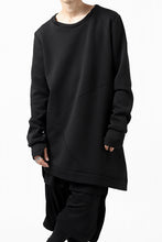 Load image into Gallery viewer, FIRST AID TO THE INJURED PRAGN SWEAT LONG TOPS / BRUSHED BACK TERRY (BLACK)