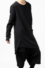 Load image into Gallery viewer, FIRST AID TO THE INJURED PRAGN SWEAT LONG TOPS / BRUSHED BACK TERRY (BLACK)