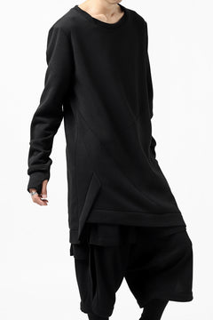 Load image into Gallery viewer, FIRST AID TO THE INJURED PRAGN SWEAT LONG TOPS / BRUSHED BACK TERRY (BLACK)