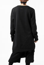 Load image into Gallery viewer, FIRST AID TO THE INJURED PRAGN SWEAT LONG TOPS / BRUSHED BACK TERRY (BLACK)