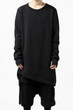 Load image into Gallery viewer, FIRST AID TO THE INJURED PRAGN SWEAT LONG TOPS / BRUSHED BACK TERRY (BLACK)
