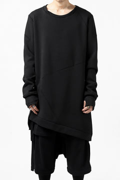 Load image into Gallery viewer, FIRST AID TO THE INJURED PRAGN SWEAT LONG TOPS / BRUSHED BACK TERRY (BLACK)