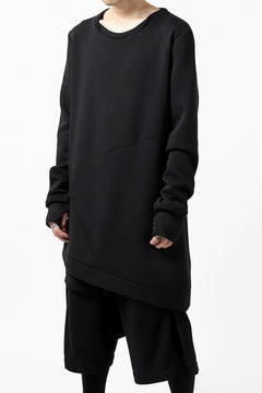 Load image into Gallery viewer, FIRST AID TO THE INJURED PRAGN SWEAT LONG TOPS / BRUSHED BACK TERRY (BLACK)