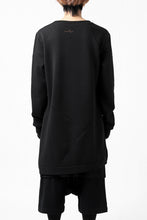 Load image into Gallery viewer, FIRST AID TO THE INJURED PRAGN SWEAT LONG TOPS / BRUSHED BACK TERRY (BLACK)