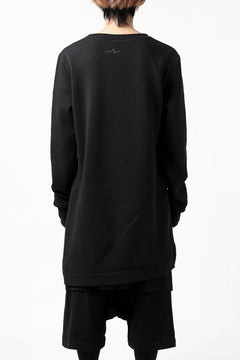 Load image into Gallery viewer, FIRST AID TO THE INJURED PRAGN SWEAT LONG TOPS / BRUSHED BACK TERRY (BLACK)