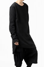 Load image into Gallery viewer, FIRST AID TO THE INJURED PRAGN SWEAT LONG TOPS / BRUSHED BACK TERRY (BLACK)