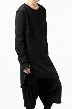 Load image into Gallery viewer, FIRST AID TO THE INJURED PRAGN SWEAT LONG TOPS / BRUSHED BACK TERRY (BLACK)