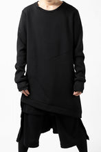 Load image into Gallery viewer, FIRST AID TO THE INJURED PRAGN SWEAT LONG TOPS / BRUSHED BACK TERRY (BLACK)