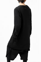 Load image into Gallery viewer, FIRST AID TO THE INJURED PRAGN SWEAT LONG TOPS / BRUSHED BACK TERRY (BLACK)