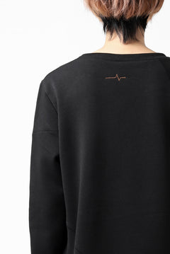Load image into Gallery viewer, FIRST AID TO THE INJURED PRAGN SWEAT LONG TOPS / BRUSHED BACK TERRY (BLACK)