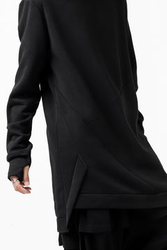 Load image into Gallery viewer, FIRST AID TO THE INJURED PRAGN SWEAT LONG TOPS / BRUSHED BACK TERRY (BLACK)