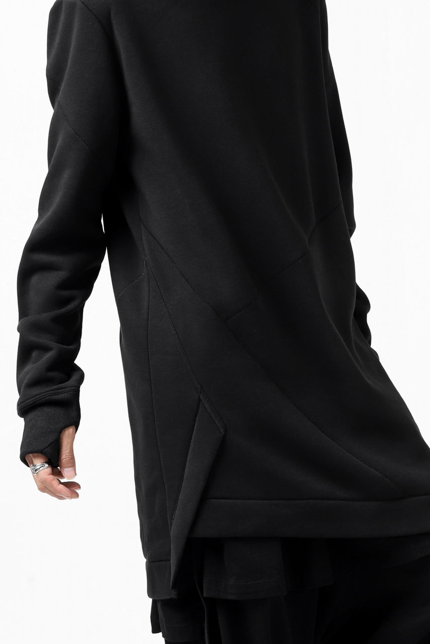 Load image into Gallery viewer, FIRST AID TO THE INJURED PRAGN SWEAT LONG TOPS / BRUSHED BACK TERRY (BLACK)