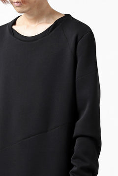 Load image into Gallery viewer, FIRST AID TO THE INJURED PRAGN SWEAT LONG TOPS / BRUSHED BACK TERRY (BLACK)