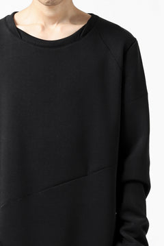 Load image into Gallery viewer, FIRST AID TO THE INJURED PRAGN SWEAT LONG TOPS / BRUSHED BACK TERRY (BLACK)