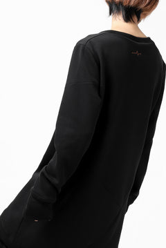 Load image into Gallery viewer, FIRST AID TO THE INJURED PRAGN SWEAT LONG TOPS / BRUSHED BACK TERRY (BLACK)