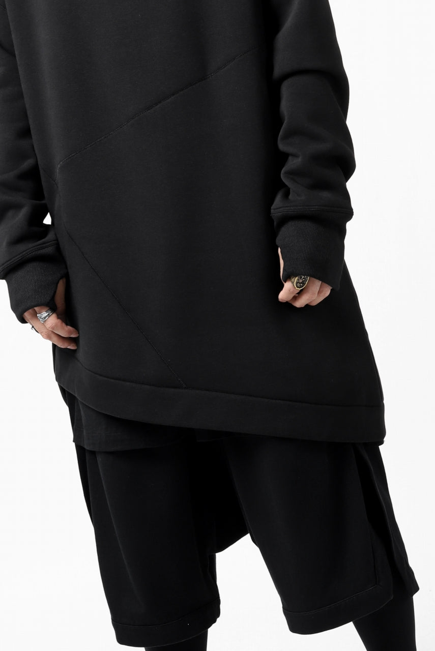Load image into Gallery viewer, FIRST AID TO THE INJURED PRAGN SWEAT LONG TOPS / BRUSHED BACK TERRY (BLACK)