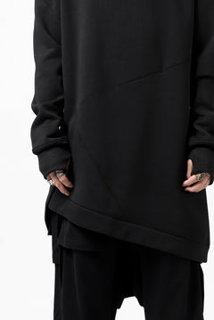 Load image into Gallery viewer, FIRST AID TO THE INJURED PRAGN SWEAT LONG TOPS / BRUSHED BACK TERRY (BLACK)