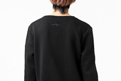 Load image into Gallery viewer, FIRST AID TO THE INJURED PRAGN SWEAT LONG TOPS / BRUSHED BACK TERRY (BLACK)