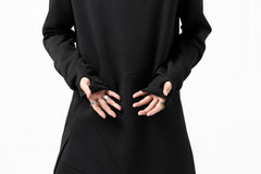 Load image into Gallery viewer, FIRST AID TO THE INJURED PRAGN SWEAT LONG TOPS / BRUSHED BACK TERRY (BLACK)