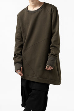 Load image into Gallery viewer, FIRST AID TO THE INJURED PRAGN SWEAT LONG TOPS / BRUSHED BACK TERRY (MOSS)