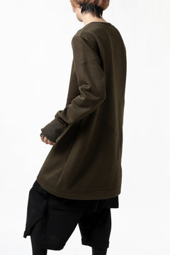 Load image into Gallery viewer, FIRST AID TO THE INJURED PRAGN SWEAT LONG TOPS / BRUSHED BACK TERRY (MOSS)